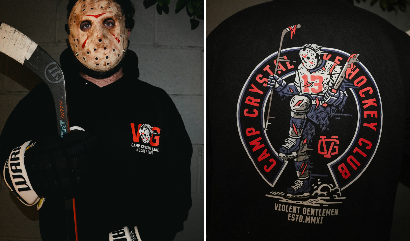 Lifetipsforbetterliving Hockey Clothing Company Hockey Club new Jason Cheevers Jason Celly design available for Friday the 13th. Limited edition hockey t-shirt and hockey pullover hood. Great hockey gift for all hockey players and hockey fans