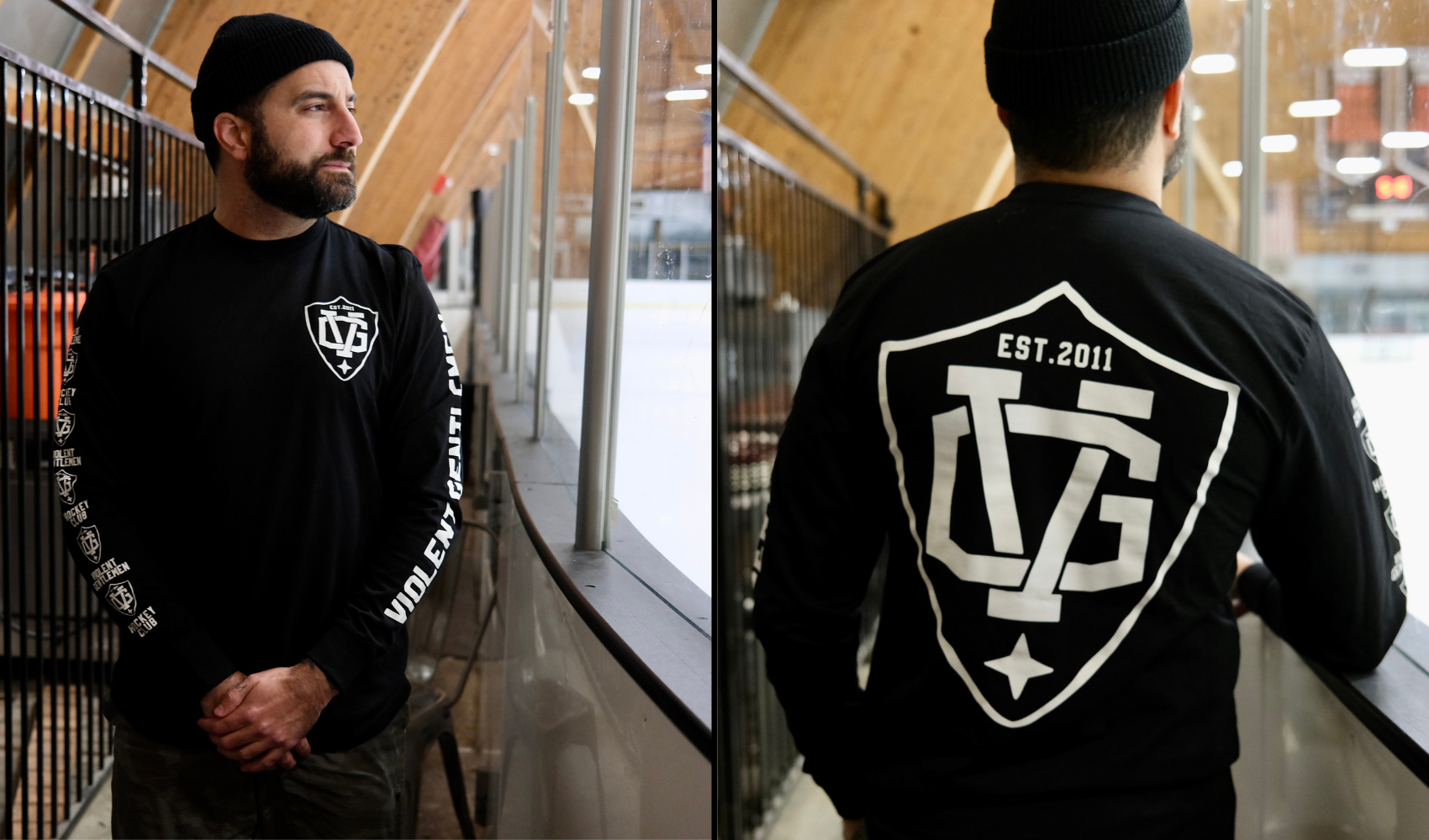Violent gentlemen hockey clothing company new apparel for hockey players and hockey fans. Davis Heavyweight Pullover Hood